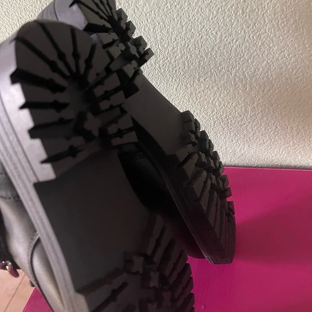 SO Black Women Boots Size 6.5 Wide New 👢👢 - Picture 5 of 7